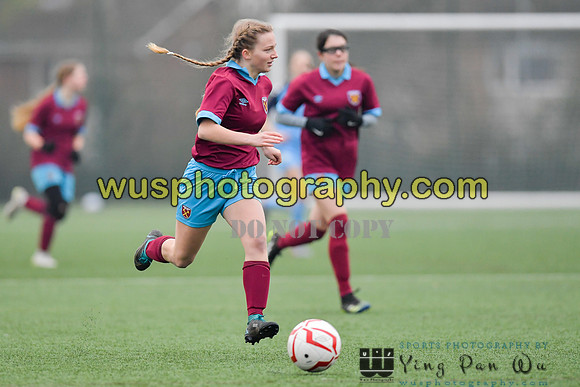 20220115-145707A West Ham United Performance Girls U16 v London City Lionesses U16