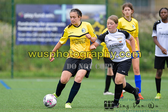 20210821-110056 London Bees Academy U14 v Kent Football United Girls U14