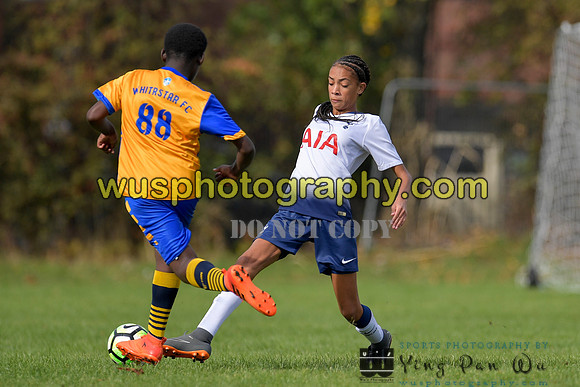 20181007-115010 Tottenham Hotspur Girls U14 v White Star Boys U14