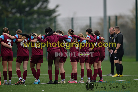 20241109-100425 West Ham United Performance Claret Girls U14 v Oxford United Girls U14