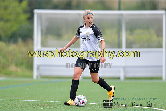 20210821-104123A London Bees Academy U14 v Kent Football United Girls U14