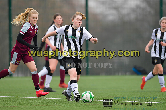 20220115-133346 West Ham United Academy Girls U14 v Notts County FC Girls U14