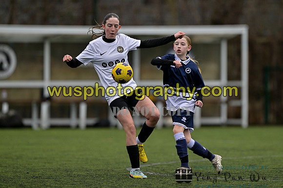 20250222-103232 Millwall Lionesses U12 v New Level Soccer Girls U12