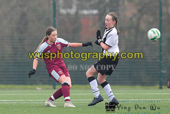 20220115-131354 West Ham United Academy Girls U14 v Notts County FC Girls U14