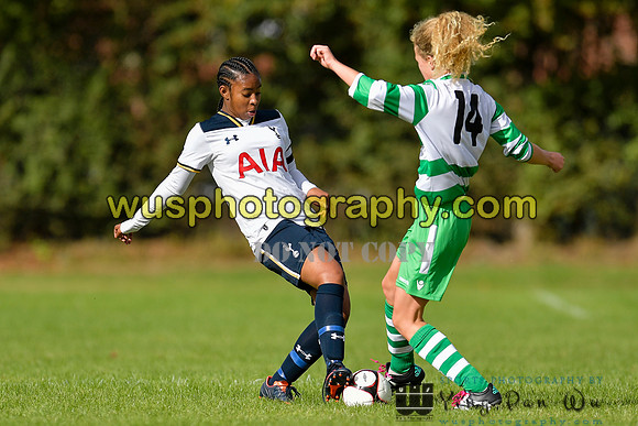 20161002-105542 Tottenham Hotspur Girls U14 v Writtle Minors FC Girls U14