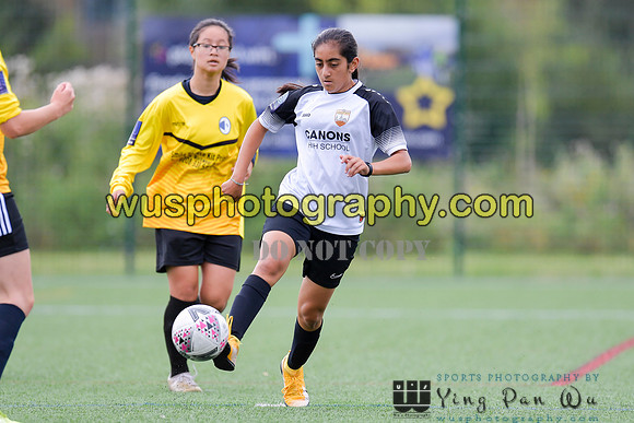 20210821-101315 London Bees Academy U14 v Kent Football United Girls U14