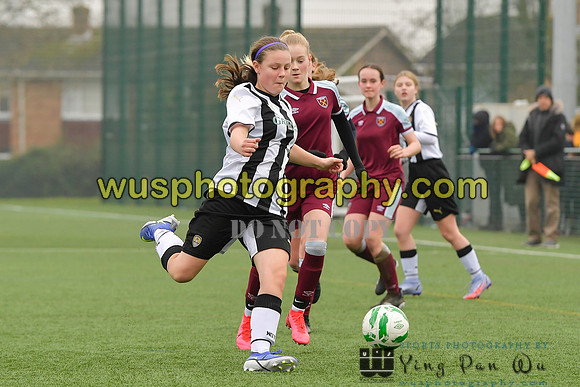 20220115-132649 West Ham United Academy Girls U14 v Notts County FC Girls U14