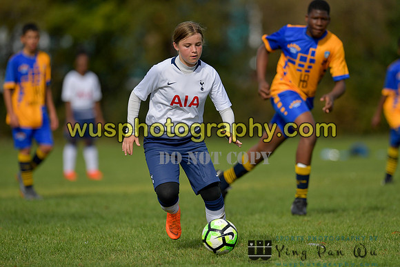 20181007-115102 Tottenham Hotspur Girls U14 v White Star Boys U14