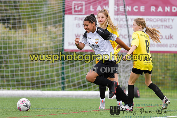 20210821-103319 London Bees Academy U14 v Kent Football United Girls U14
