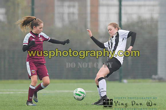 20220115-135255 West Ham United Academy Girls U14 v Notts County FC Girls U14