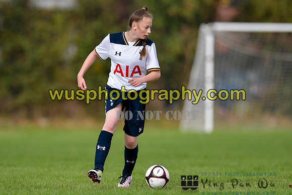20161002-105750 Tottenham Hotspur Girls U14 v Writtle Minors FC Girls U14