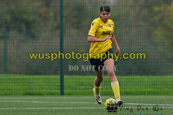 20241109-101659 West Ham United Performance Claret Girls U14 v Oxford United Girls U14