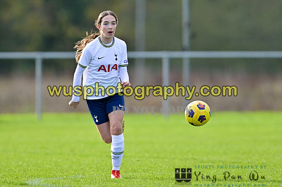 20221119-102008 Tottenham Hotspur Women FC Academy U15 v West Ham United Academy Girls U15