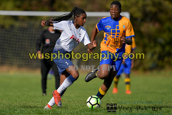 20181007-112422B Tottenham Hotspur Girls U14 v White Star Boys U14