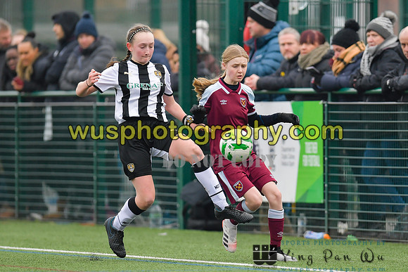 20220115-132642 West Ham United Academy Girls U14 v Notts County FC Girls U14