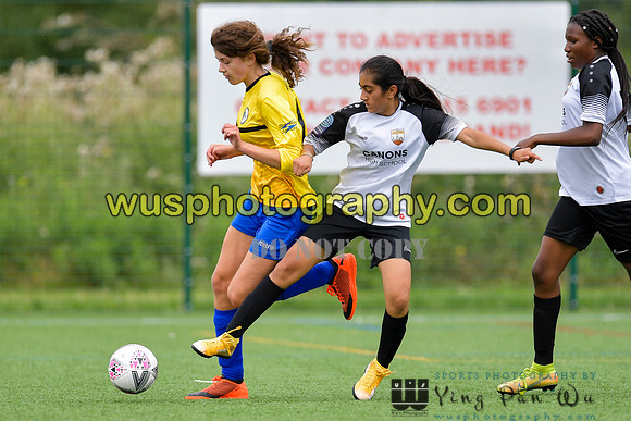 20210821-110625B London Bees Academy U14 v Kent Football United Girls U14