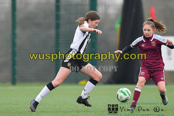 20220115-133150C West Ham United Academy Girls U14 v Notts County FC Girls U14