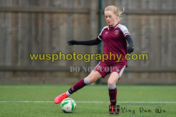 20220115-133554A West Ham United Academy Girls U14 v Notts County FC Girls U14
