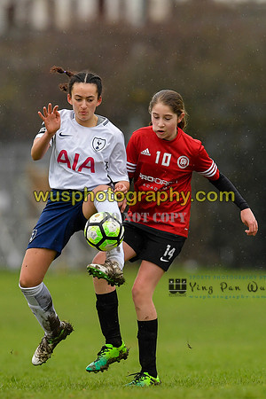 20180203-104902 Tottenham Hotspur Girls U13 v Pro Direct Academy BXB Girls U13 White
