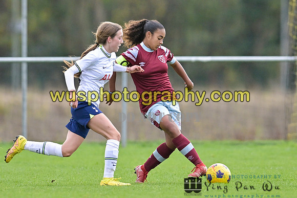 20221119-112907 Tottenham Hotspur Women FC Academy U15 v West Ham United Academy Girls U15