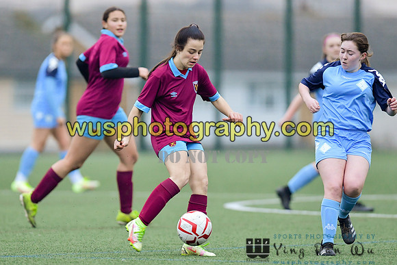 20220115-152036 West Ham United Performance Girls U16 v London City Lionesses U16