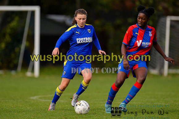 20211017-134853 AFC Wimbledon Girls U16 v Crystal Palace FC Girls U16