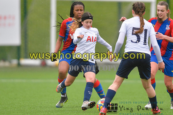Crystal Palace FC Girls U14 v Tottenham Hotspur Women FC JTP U1420220219-125515