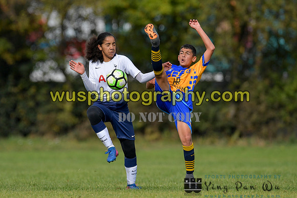 20181007-115130 Tottenham Hotspur Girls U14 v White Star Boys U14