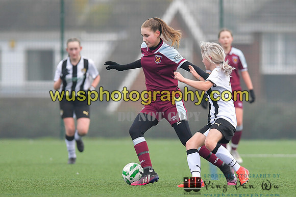 20220115-131712 West Ham United Academy Girls U14 v Notts County FC Girls U14