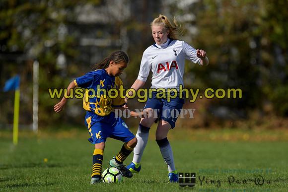 20181007-112711 Tottenham Hotspur Girls U14 v White Star Boys U14