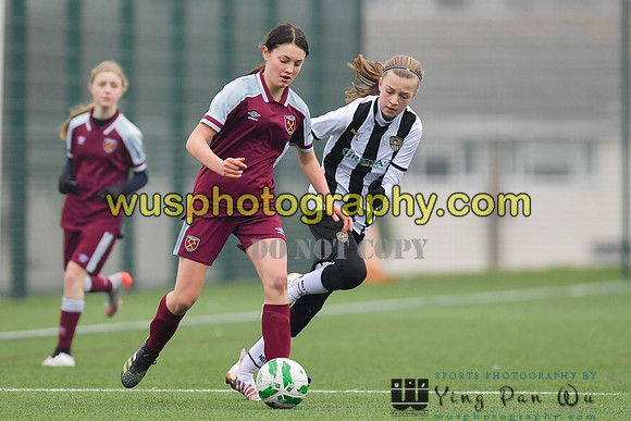 20220115-135354 West Ham United Academy Girls U14 v Notts County FC Girls U14