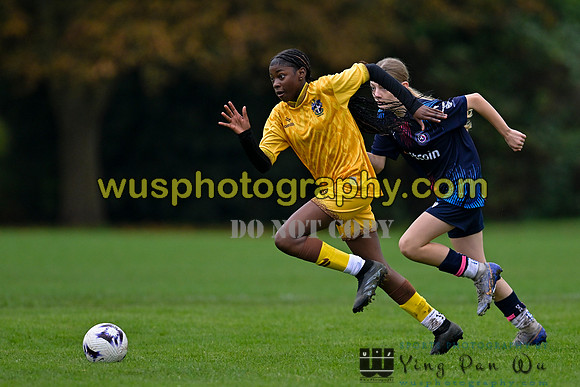 20241102-123404 Sutton United Girls U13 v Hartland Girls Academy U13
