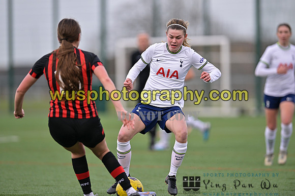 20230201-151344B Tottenham Hotspur Women FC WSL Academy U21 v Ipswich Town Women FC U21