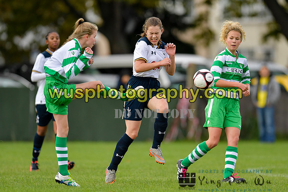 20161002-104236-5 Tottenham Hotspur Girls U14 v Writtle Minors FC Girls U14