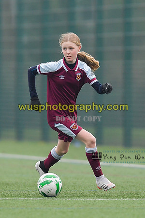 20220115-133833A West Ham United Academy Girls U14 v Notts County FC Girls U14