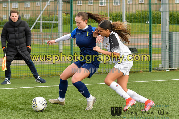 20220129-135458A London Bees Academy U16 v Tottenham Hotspur Women FC JTP U16