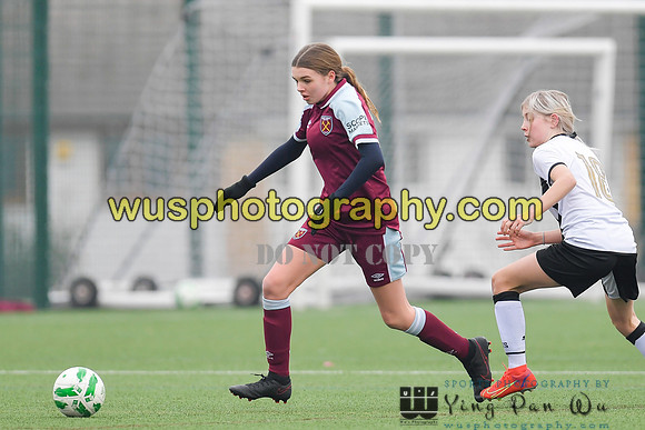 20220115-133158A West Ham United Academy Girls U14 v Notts County FC Girls U14