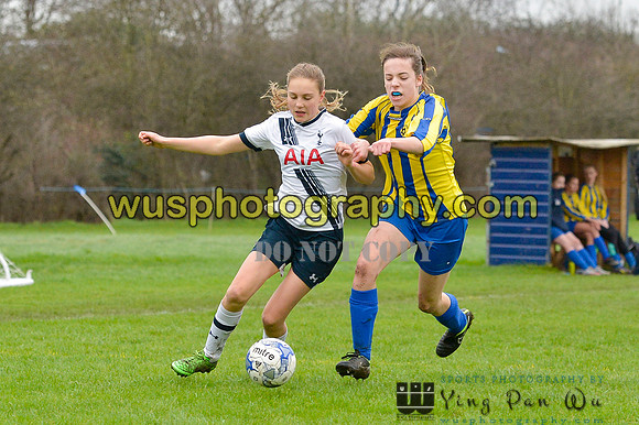 20160206-113757 Tottenham Hotspur Girls U14 v Harvesters FC Girls U14
