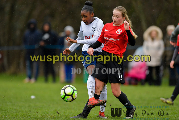 20180203-104237 Tottenham Hotspur Girls U13 v Pro Direct Academy BXB Girls U13 White