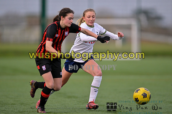 20230201-155228B Tottenham Hotspur Women FC WSL Academy U21 v Ipswich Town Women FC U21