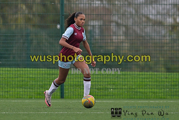 20241109-130727A West Ham United Warriors Girls U16 v Charlton Athletic Academy Girls U16