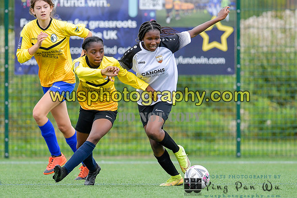 20210821-105735 London Bees Academy U14 v Kent Football United Girls U14