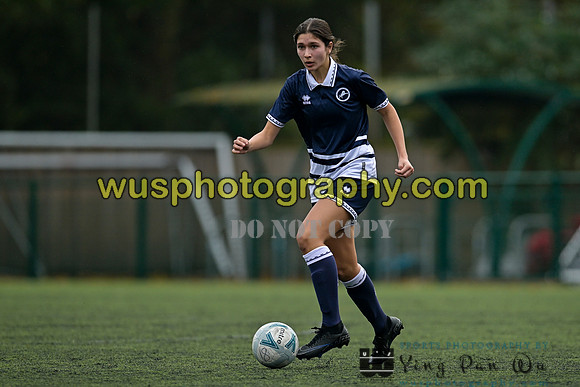 20241026-113251B Millwall Lionesses U16 v Welling United Academy Girls U16