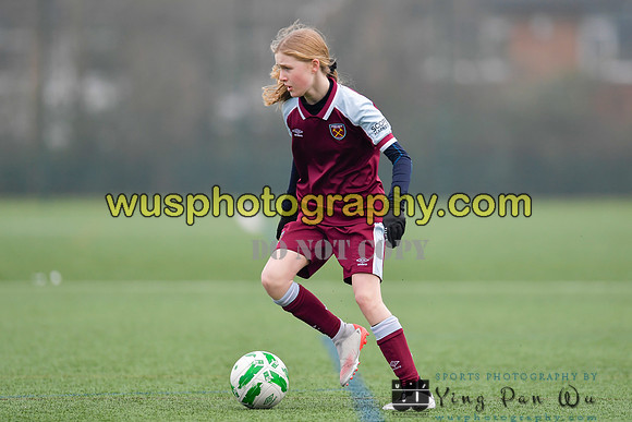 20220115-132940A West Ham United Academy Girls U14 v Notts County FC Girls U14