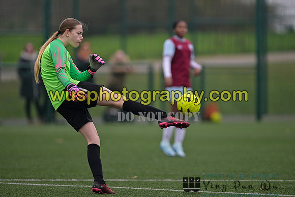 20241130-111315 West Ham United Warriors Girls U14 v Fareham Town Youth FC Girls U14