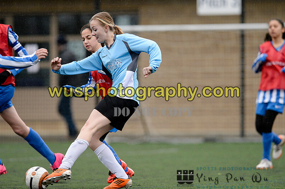 20160109-115535-2 Old Actonians Girls U14 v Young Hackney Belles U14