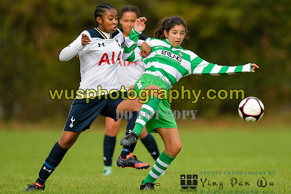 20161002-105850 Tottenham Hotspur Girls U14 v Writtle Minors FC Girls U14