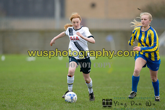 20160206-113750-5 Tottenham Hotspur Girls U14 v Harvesters FC Girls U14