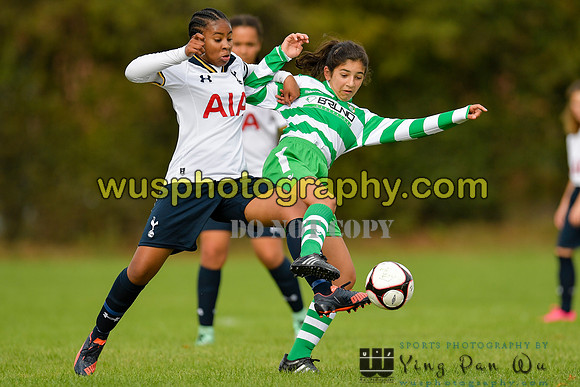 20161002-105850-2 Tottenham Hotspur Girls U14 v Writtle Minors FC Girls U14
