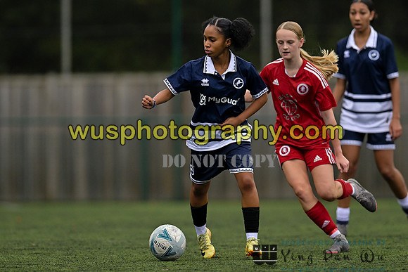 20241026-111403 Millwall Lionesses U16 v Welling United Academy Girls U16